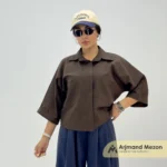 شومیز باکسی دو جیب زنانه آزاد