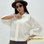 شومیز باکسی دو جیب جلو زنانه