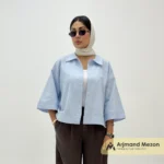 شومیز دو‌جیب کج - Image 7