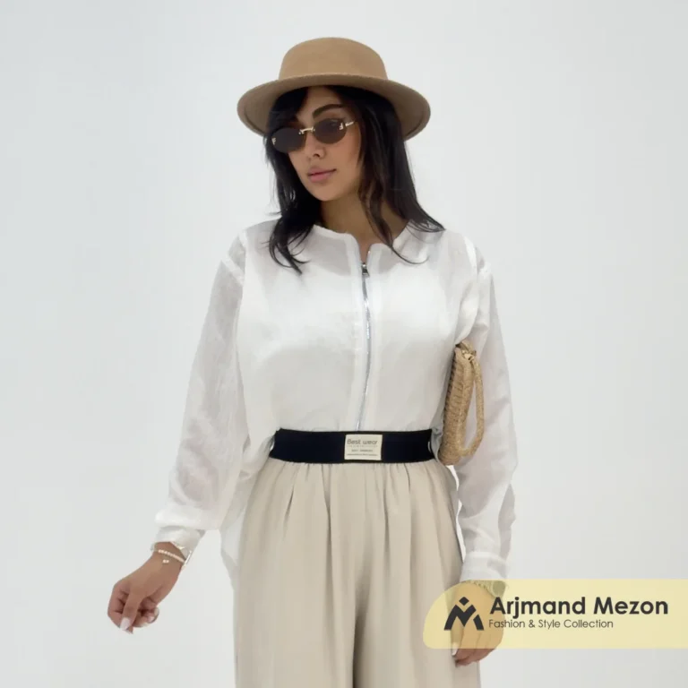 شومیز و‌تاپ زیپدار