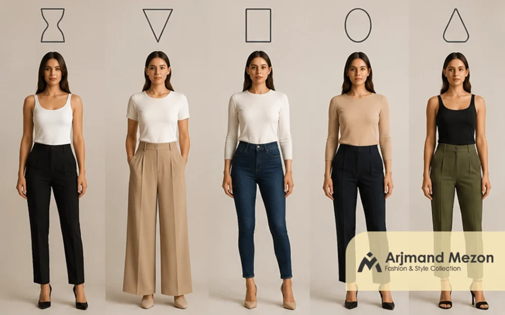 شلوار مناسب فرم بدن
